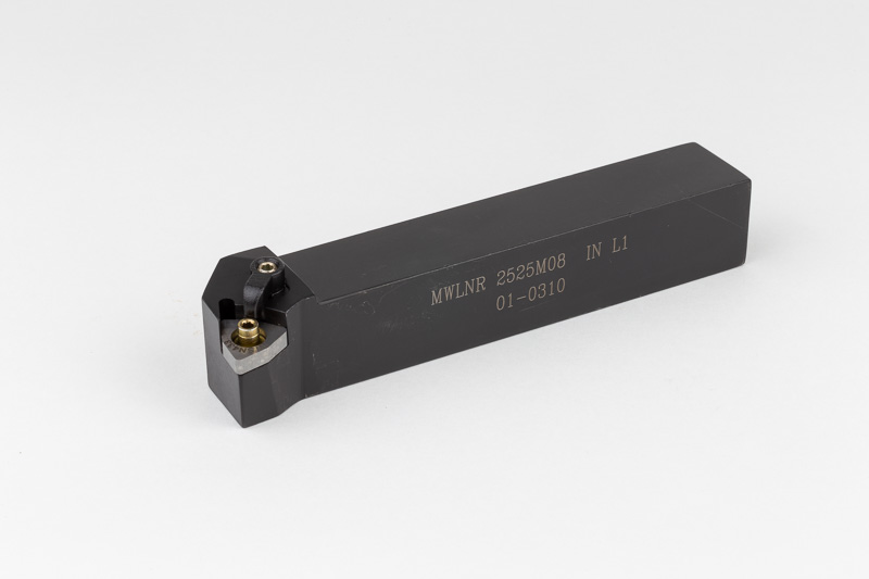 MWLNR2525-M08, 25mm Square Steel Shank External (OD) Turning Tool