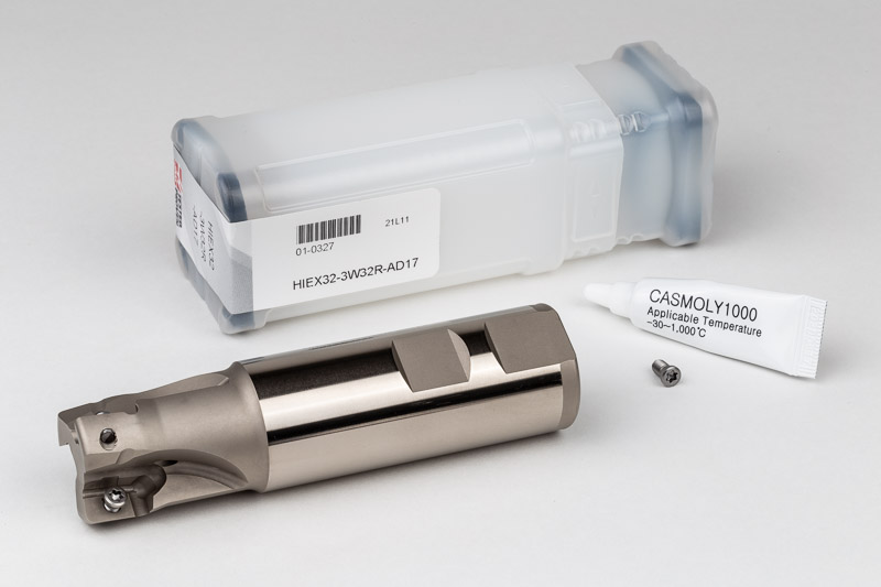 HIEX, 32mm Ø Indexable End Mill, 32mm Shank x 90° Lead Angle x