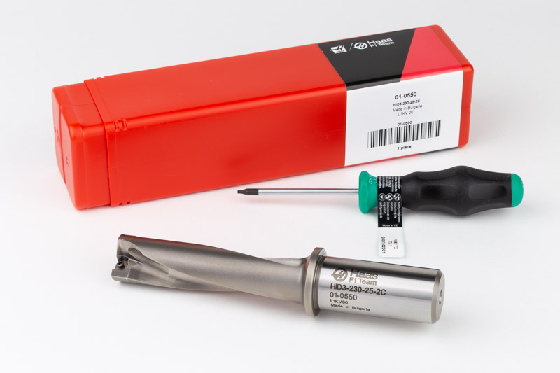 HID3, 23mm Ø Indexable Drill Body, 25mm Shank, 3XD, Insert Size C