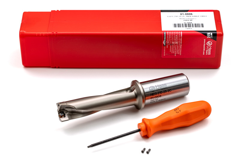 HID3, 21mm Ø Indexable Drill Body, 25mm Shank, 3XD, Insert Size C