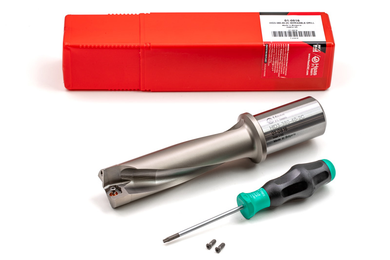 HID3, 38mm Ø Indexable Drill Body, 40mm Shank, 3XD, Insert Size F
