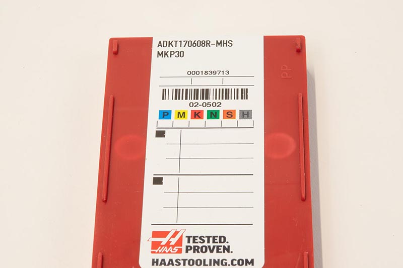 HIEX/HPSM, Carbide Indexable End Mill Insert, Rectangle, Grade