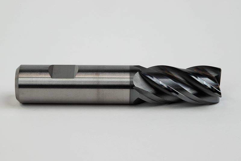 20mm Ø Carbide End Mill, 4 Flute, Hybrid AlCrN Coated, 20mm Shank
