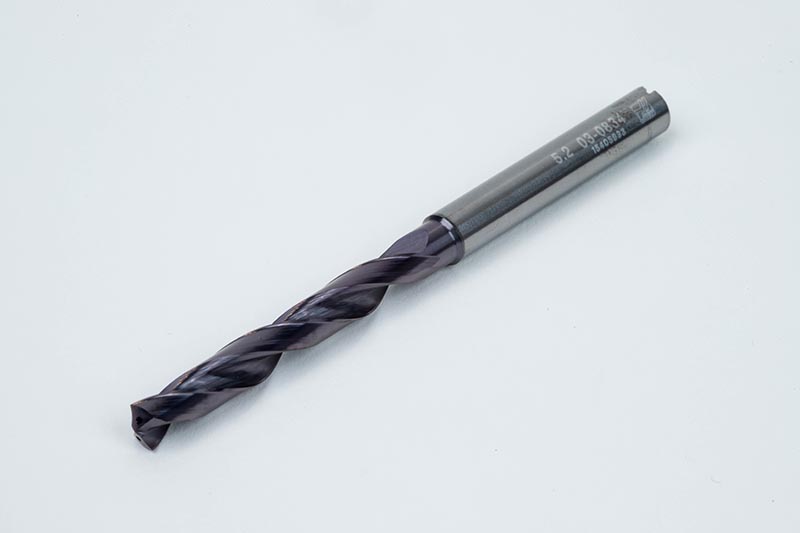 5.2mm Ø Carbide Drill, 6mm Shank x 140° Point Angle x 30° Helix