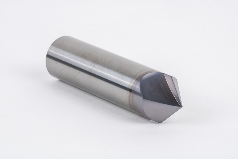 25mm Dia. 45° Carbide Chamfer Mill, 2 Flute, TiCN Coated, 12.5mm