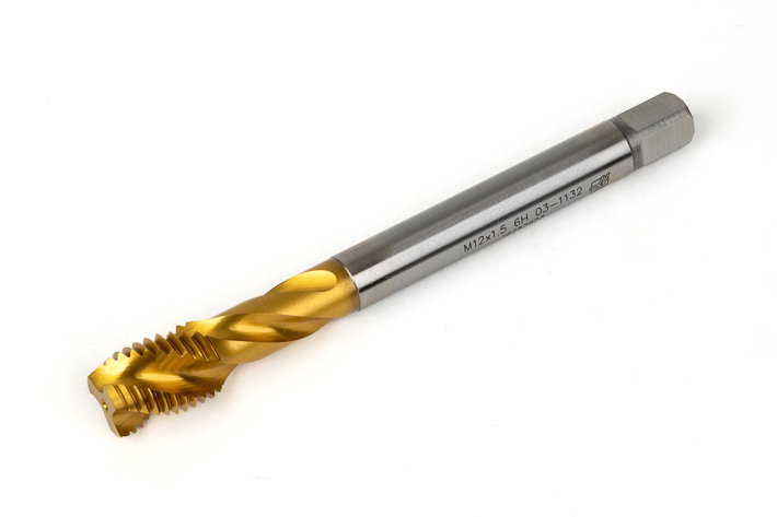 M12x1.5 MF HSS-E Spiral Flute Tap, 9mm Shank x 15mm Thread Length