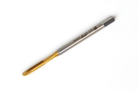 M3x0.5 M HSS-E Spiral Point Tap, 3.5mm Shank x 11mm Thread Length