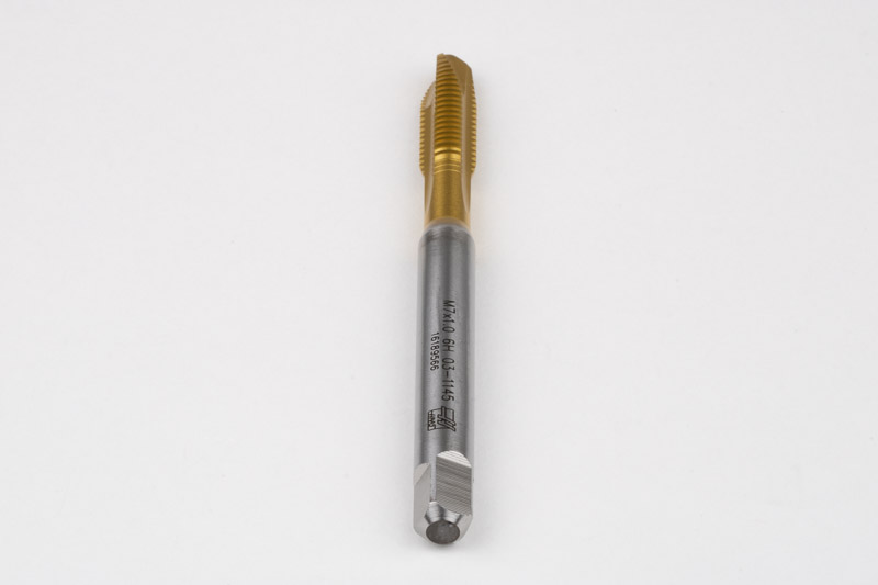 M7x1.0 M HSS-E Spiral Point Tap, 7mm Shank x 17mm Thread Length