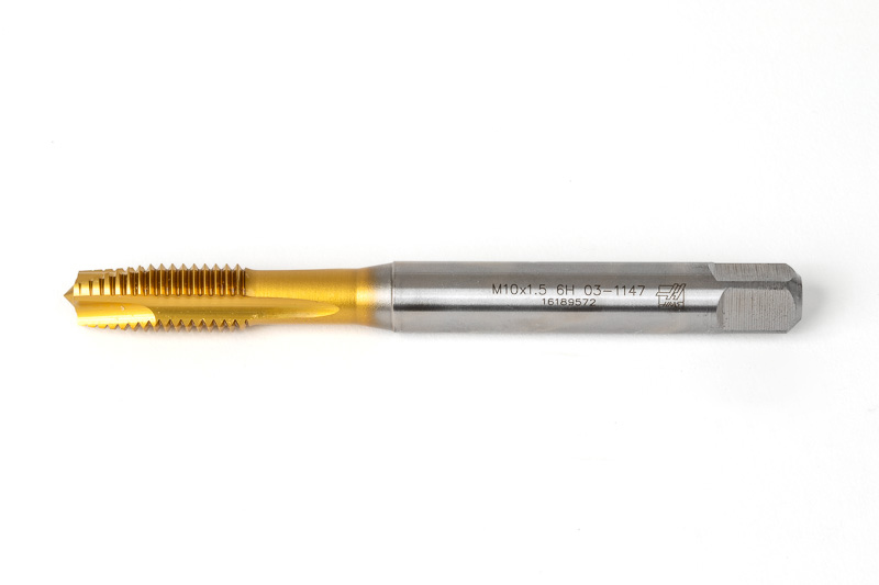 M10x1.5 M HSS-E Spiral Point Tap, 10mm Shank x 22mm Thread Length