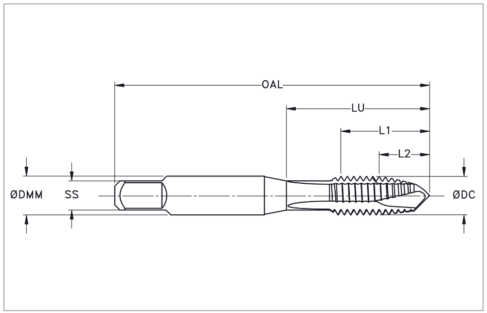 Cuscinetto Terminale Asta Maschio 10 Mm – Filetto Sinistro M10x1.50 – EML, Nuovo