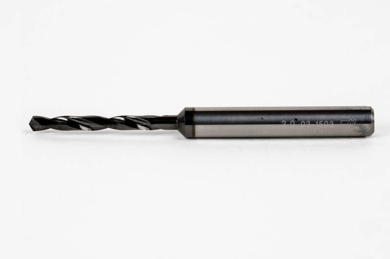 3.2mm Ø Carbide Drill, 6mm Shank x 118° Point Angle x 24° Helix