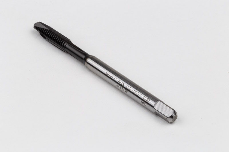 M6x1.0 M HSS-E Spiral Point Tap, 6mm Shank x 17mm Thread Length
