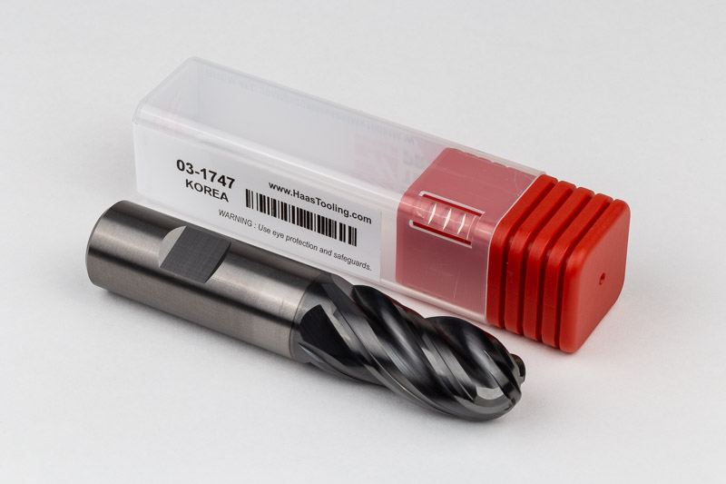 卷毛日本公式アカウント 0 fallworks assemble 20mm Dia. Carbide Ball End Mill, 4 Flute, Hyb. AlCrN Coated, 20mm