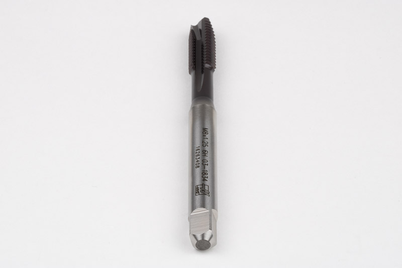 M8x1.25 M HSS-PM Spiral Point Tap, 8mm Shank x 20mm Thread Length