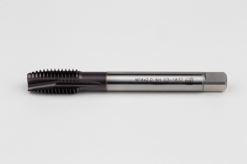 M14x2.0 M HSS-PM Spiral Point Tap, 11mm Shank x 26mm Thread Length