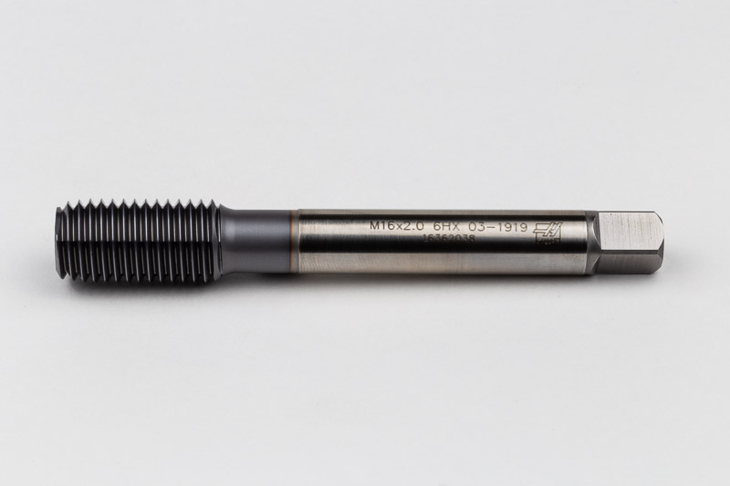 M16x2.0 M HSS-PM Roll Tap, 12mm Shank x 27mm Thread Length, 3XD