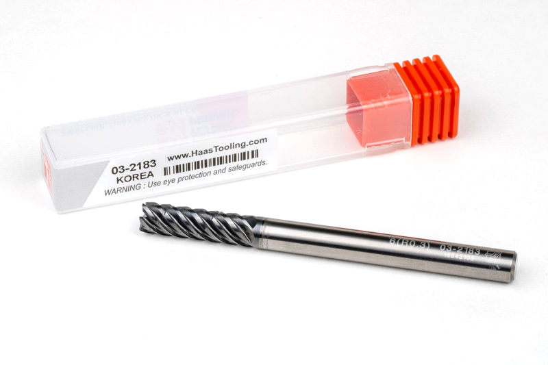 6mm Ø Carbide End Mill, 6 Flute, Hybrid AlCrN Coated, 6mm Shank x