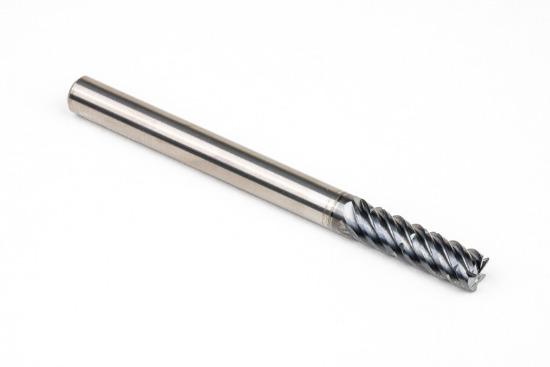 HAS次郎 6mm Ø Carbide End Mill, 6 Flute, Hybrid AlCrN Coated, 6mm Shank x