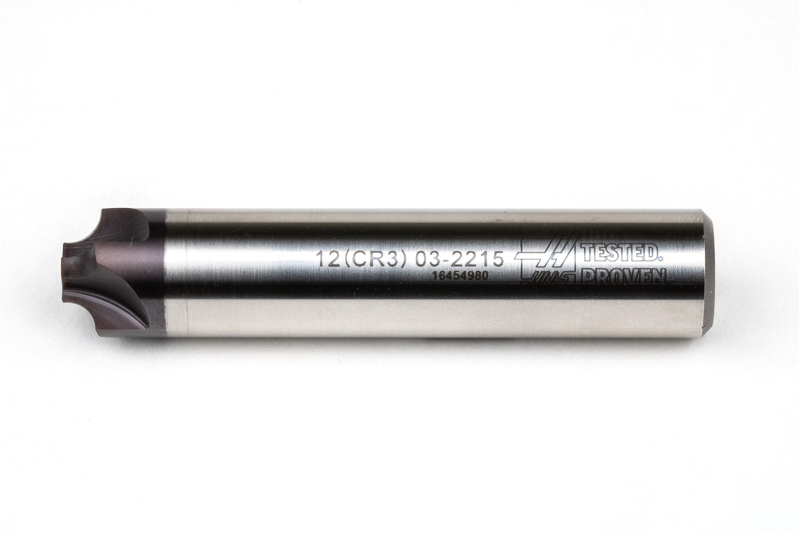 3mm Radius Cobalt Corner Rounding End Mill, 4 Flute, TiAlN Coated