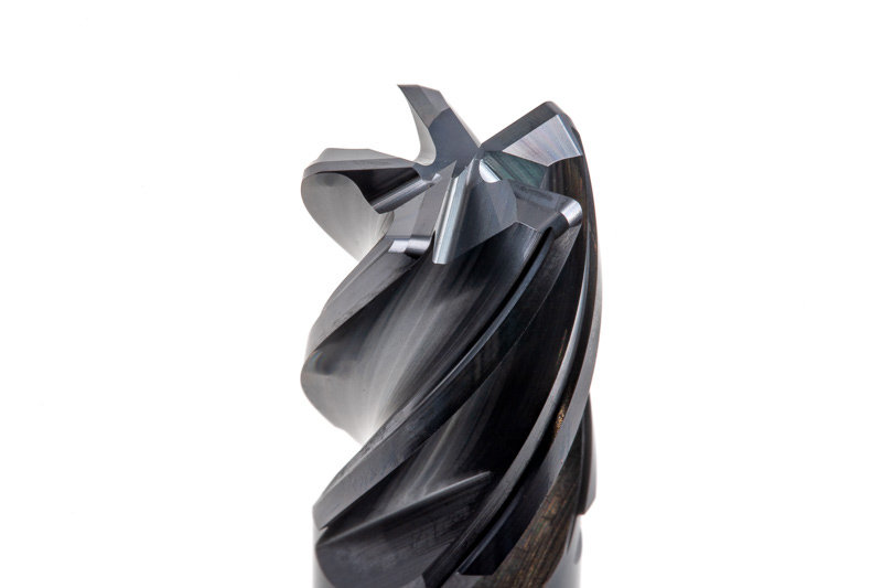 12mm Ø Long Carbide End Mill, 5 Flute, AlTiN Coated, 12mm Shank x