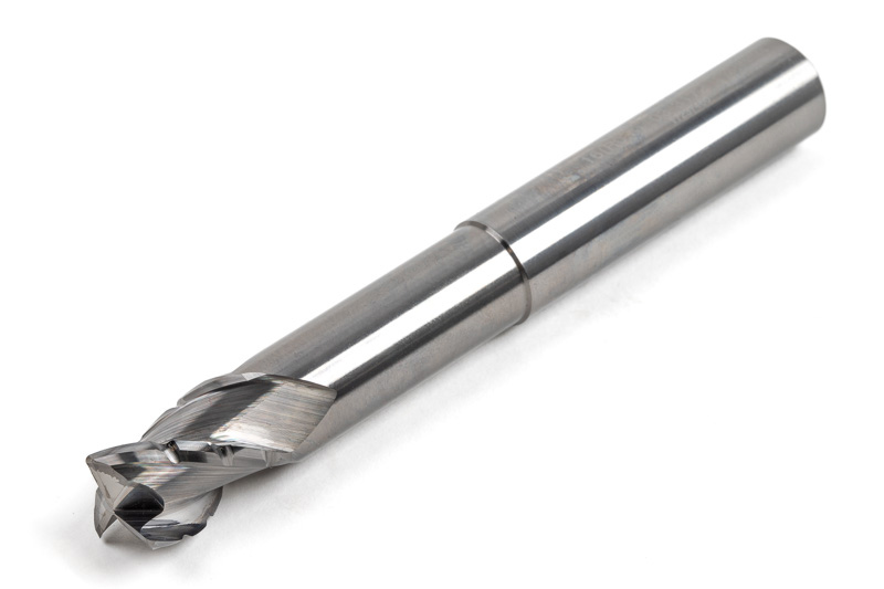 16mm Ø Long Carbide End Mill, 3 Flute, Uncoated, 16mm Shank x 20mm
