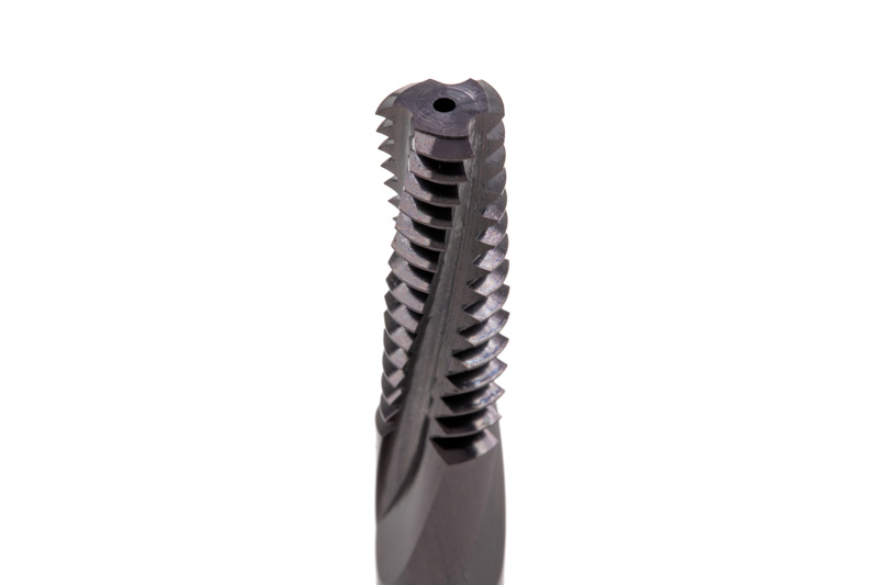 M8x1.25 M Parallel Internal Carbide Thread Mill, 6mm Shank x 17.5