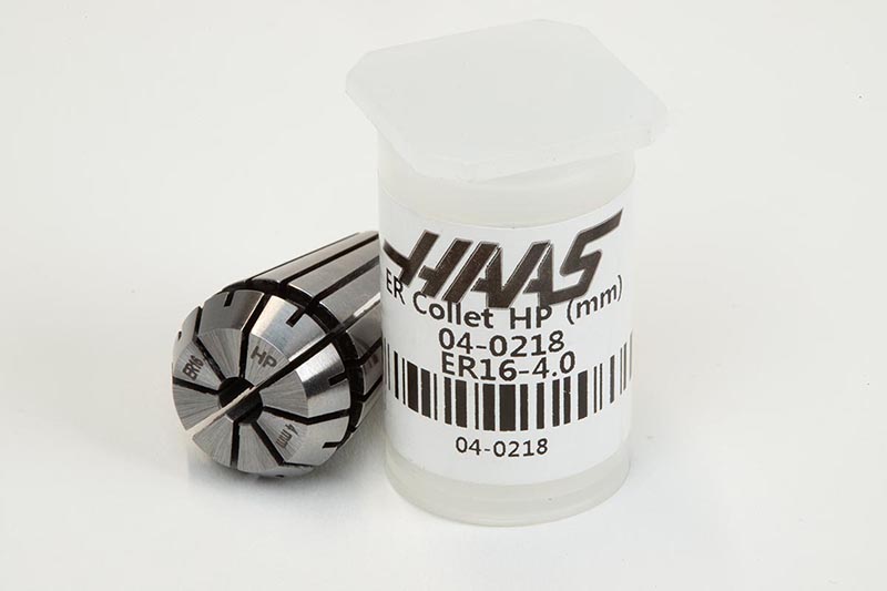 ER16 4mm Straight-Bore Collet, 4 - 3mm Clamping Range | Haas Tooling