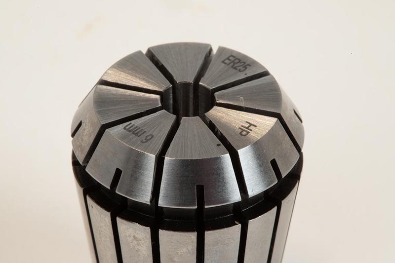 ER25 6mm Straight-Bore Collet, 6 - 5mm Clamping Range | Haas Tooling
