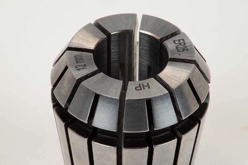 ER25 12mm Straight-Bore Collet, 12 - 11mm Clamping Range | Haas