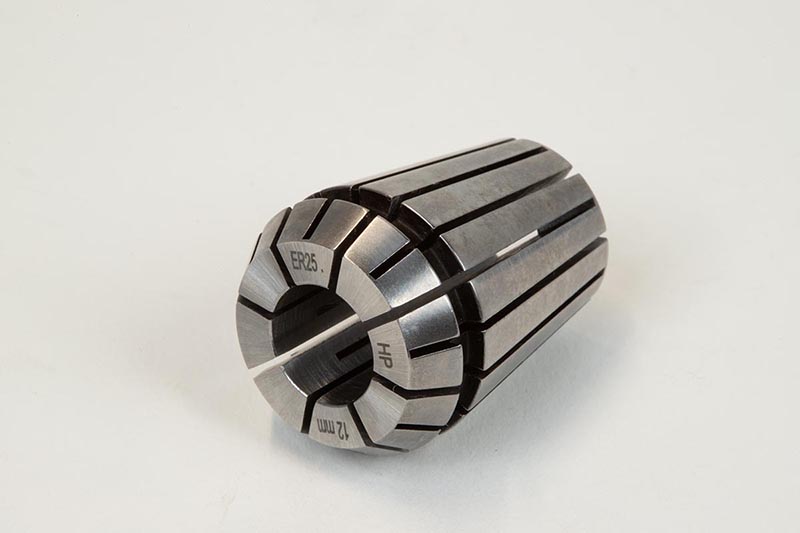 ER25 12mm Straight-Bore Collet, 12 - 11mm Clamping Range | Haas