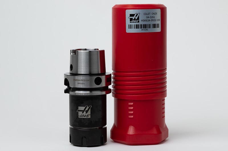 こう HSK63A ER32 Collet Chuck x 100mm Gage Length, TSC | Haas Tooling