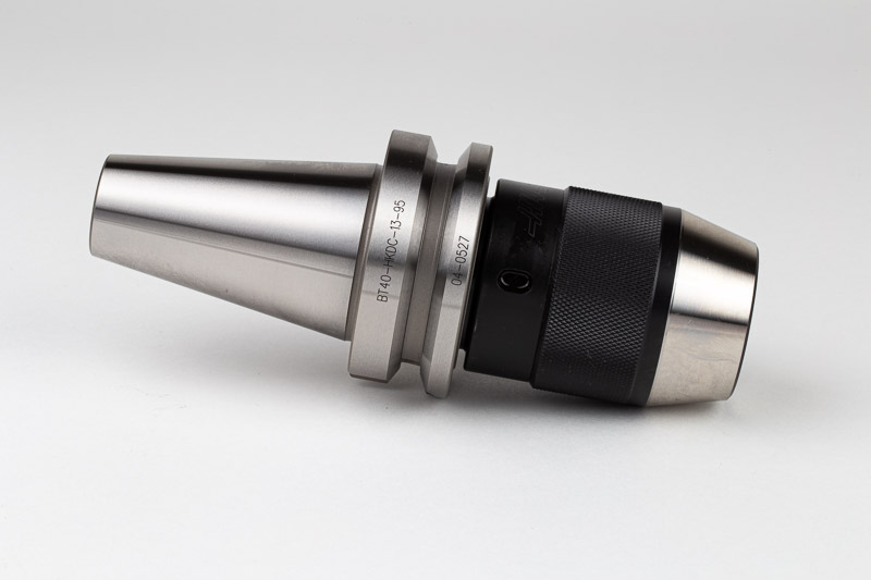 BT40 NPU13 NC Keyless Drill Chuck x 95mm Gage Length | Haas Tooling