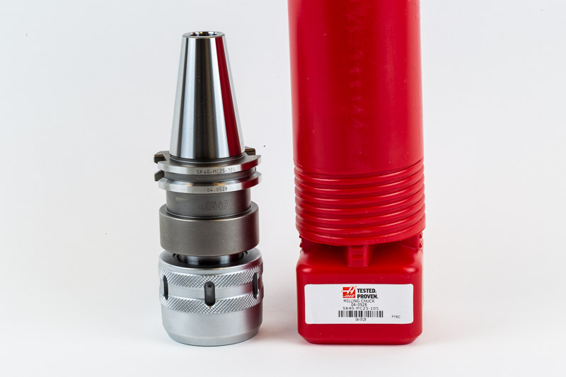 SK40/DIN 25mm Milling Chuck x 105mm Gage Length, TSC | Haas Tooling