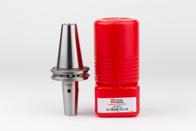 SK40/DIN 8mm Shrink Fit Holder x 80mm Gage Length, TSC | Haas Tooling