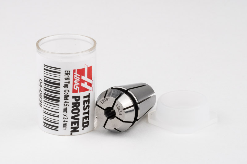 ER16 M4 - M6 Tap Collet, 4.5mm Bore Diameter x 3.4mm Square | Haas