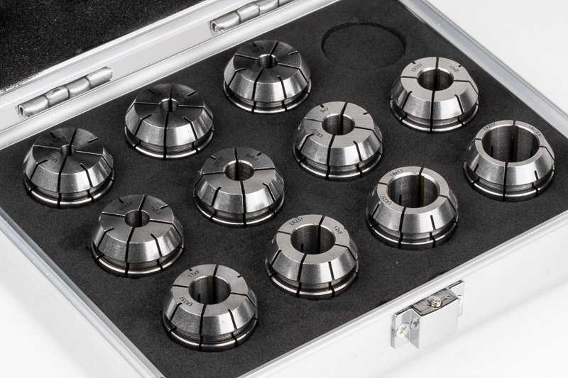 AR 50枚セット　管理番号T60 11-Piece, ER25 Tap Collet Set, M4 - M20 | Haas Tooling