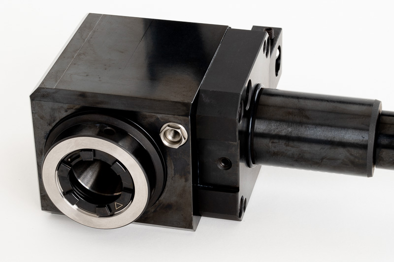 VDI40, 90° Radial ER32 Live/Driven Holder, Haas Toolholding by