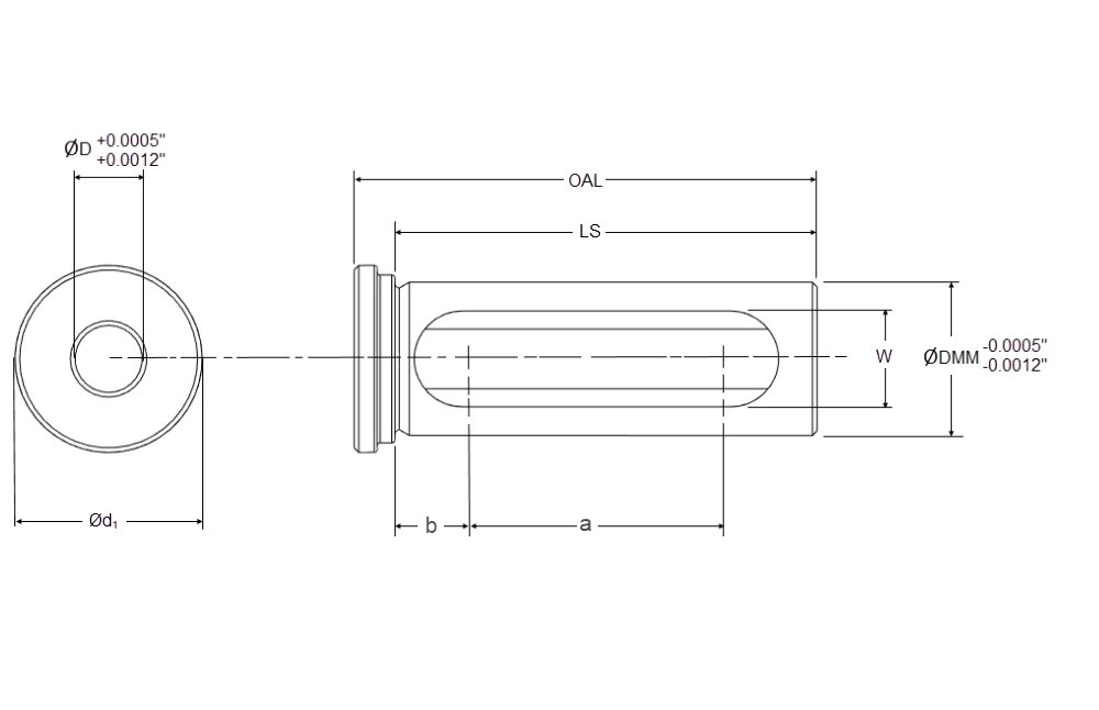 CME Type-C Lathe Reduction Sleeve – 1 1/2" OD To 1" ID, Solid Steel, Side Coolant Cutouts – Fits Tool Blocks For Heavy Machining 6 thumbnail image