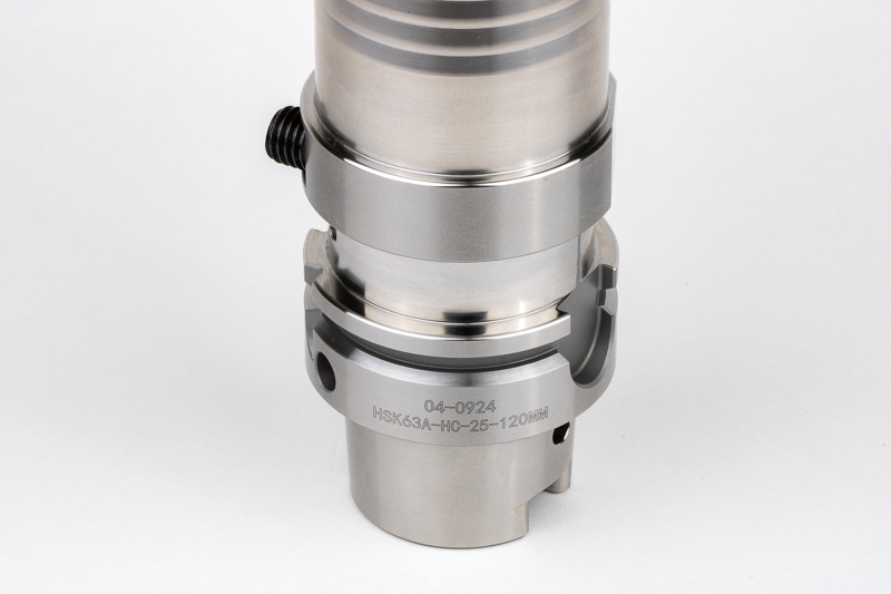 HSK63A 25mm Hydraulic Chuck x 120mm Gage Length, TSC | Haas Tooling