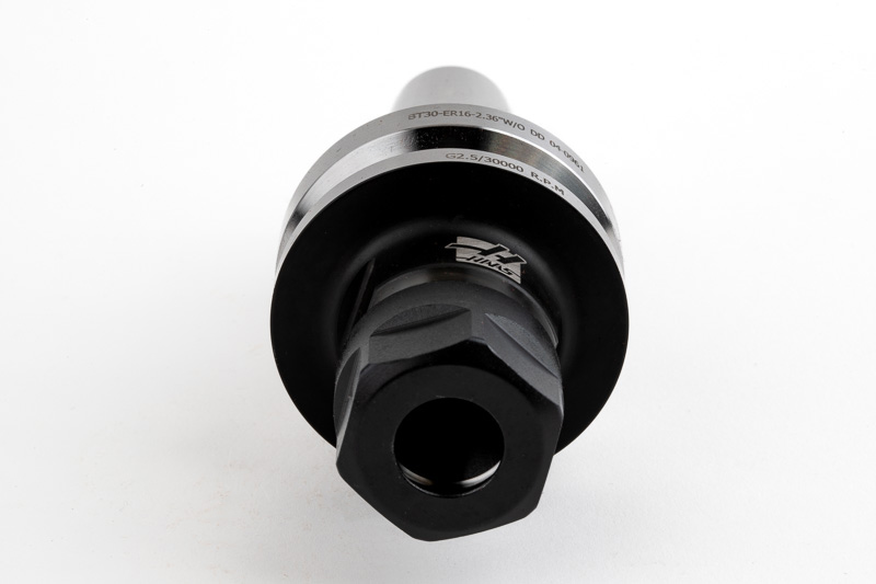 BT30 ER16 Collet Chuck x 60mm Gage Length, TSC, Without Spindle