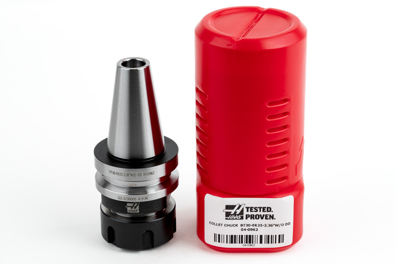 BT30 ER25 Collet Chuck x 60mm Gage Length, TSC, Without Spindle