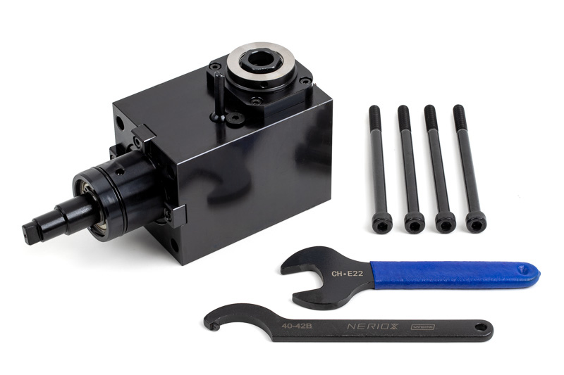 BMT45, 90° Axial ER20 Live/Driven Holder, Haas Toolholding by BENZ