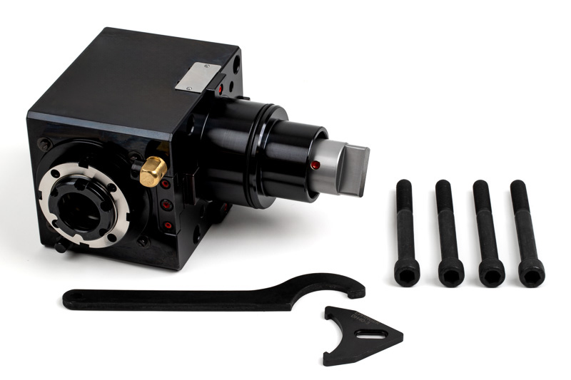 BMT75, 90° Axial Modular PRECI-FLEX® 40 Live/Driven Holder, Haas