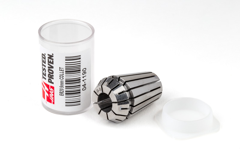 ER20 9mm Straight-Bore Collet, 9 - 8mm Clamping Range | Haas Tooling