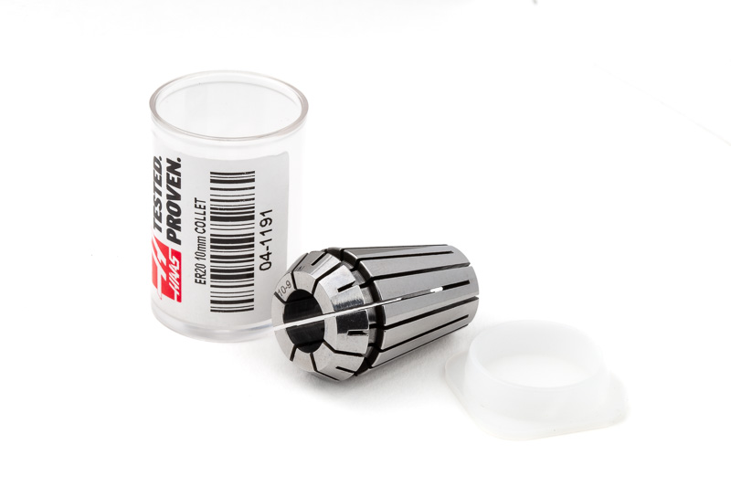 ゆう ER20 10mm Straight-Bore Collet, 10 - 9mm Clamping Range | Haas Tooling