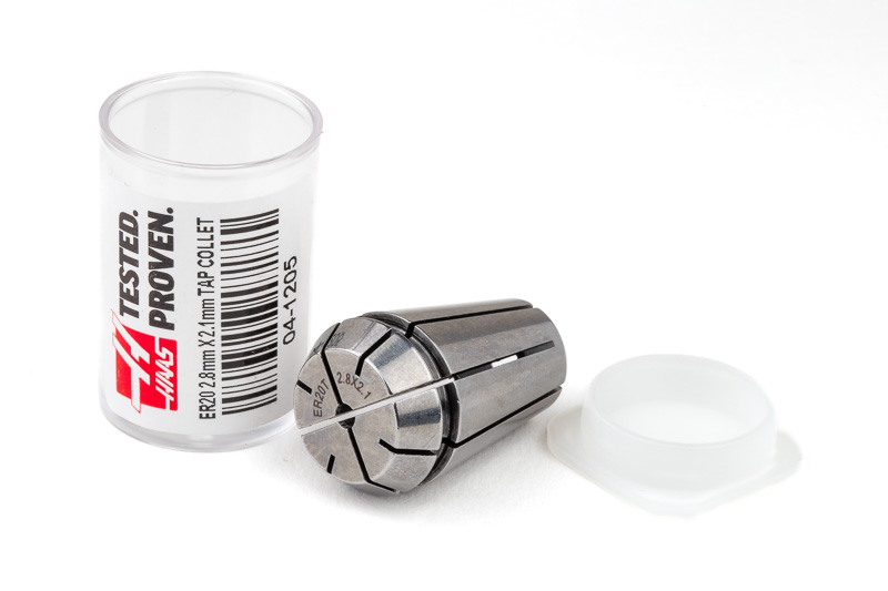 ER20 M2 - M4 Tap Collet, 2.8mm Bore Diameter x 2.1mm Square | Haas