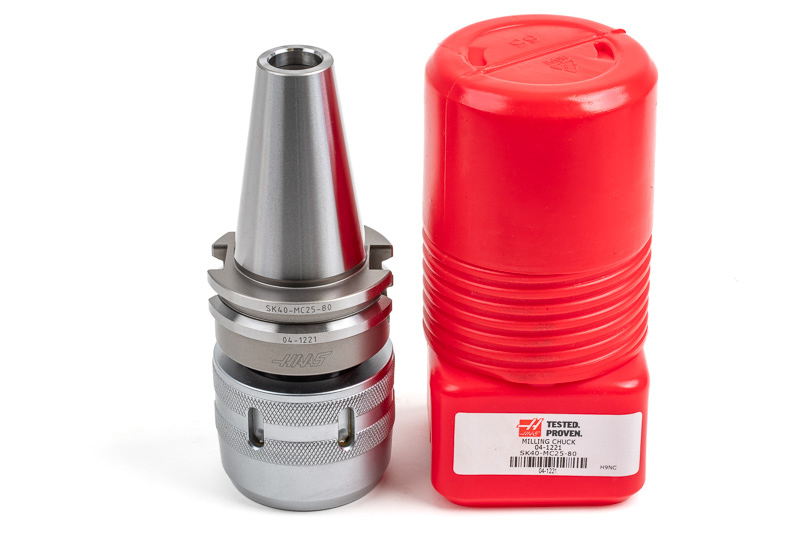 SK40 25mm Milling Chuck x 80mm Gage Length, TSC | Haas Tooling