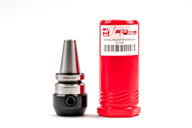 BT30 20mm End Mill Holder x 63mm Gage Length, TSC | Haas Tooling