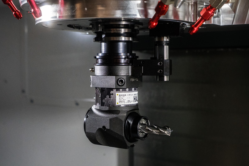 Right-Angle CT40 Half-Series Drill/Mill Angle Head, Haas