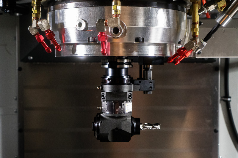 Right-Angle CT40 Half-Series Drill/Mill Angle Head, Haas